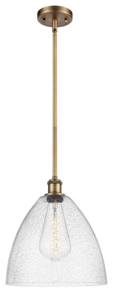 Innovations 516-1S-BB-GBD-124-LED 1-Light Mini Pendant, Brushed Brass