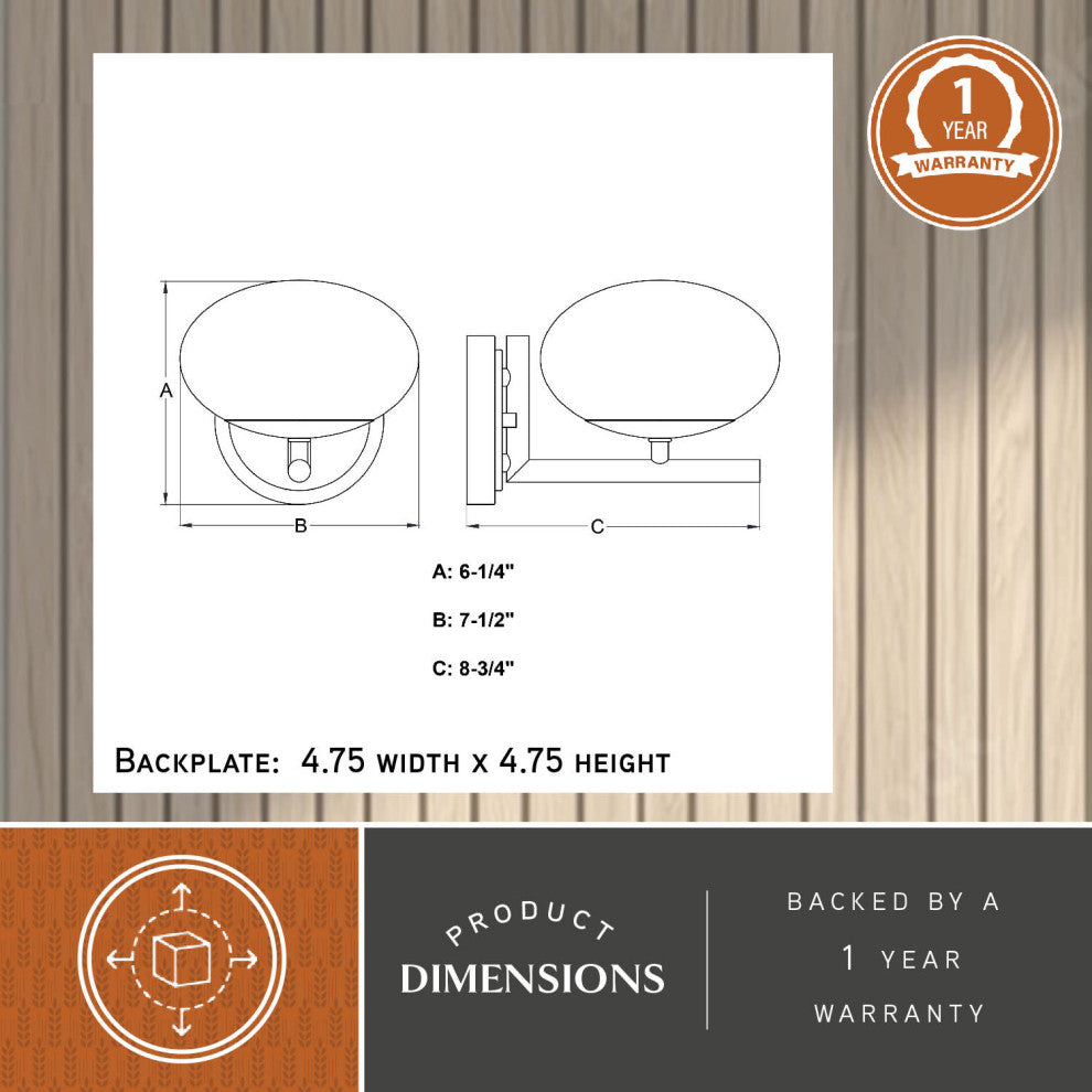 Sloane 1 Light Wall Light Satin Brass