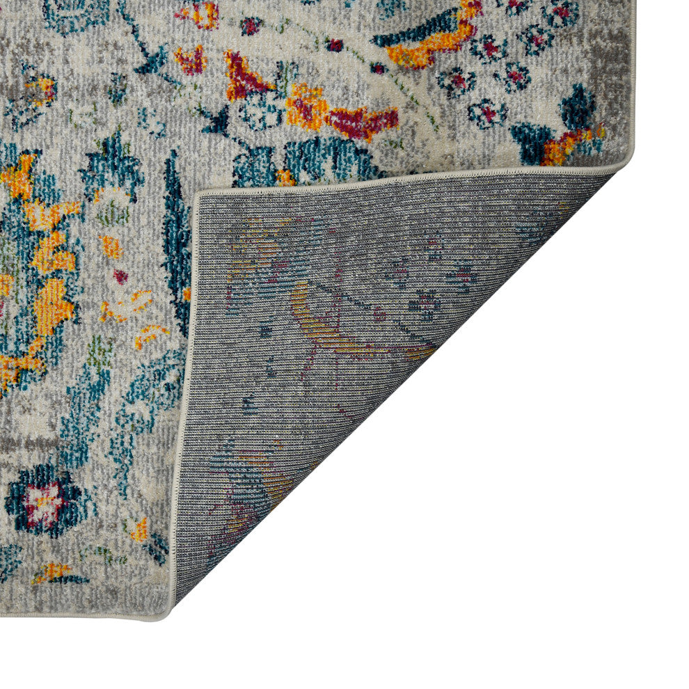 Montana Glaiza Area Rug, Ivory, 8'10" x 11'10", Botanical