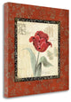 "Royal Reds I" By Jo Moulton, Giclee Print on Gallery Wrap Canvas, Ready to Hang