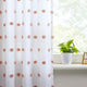 Intelligent Design Sophie Casual Pom-Pom Window Panel, Blush, 50x63"