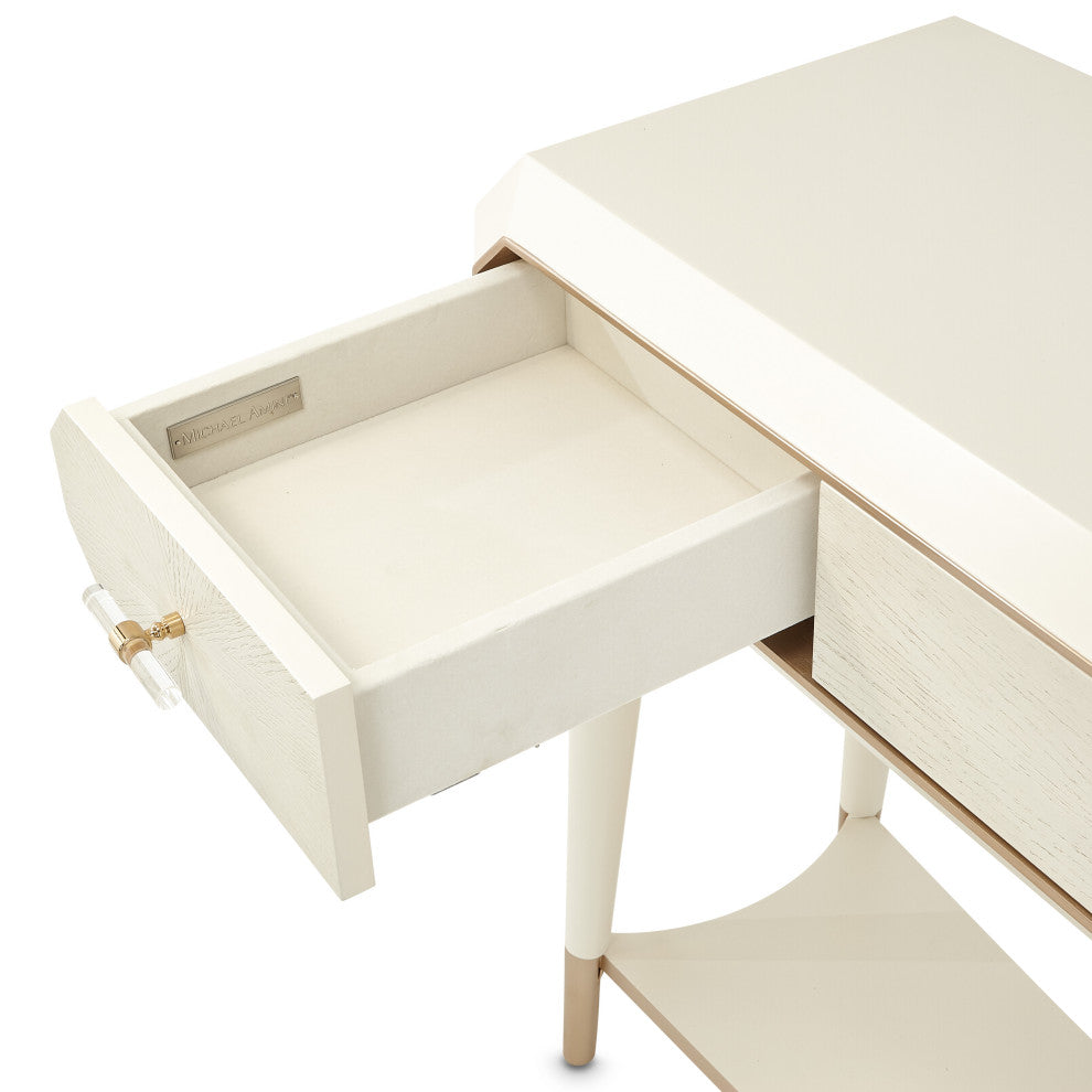 La Rachelle Console Table - Medium Champagne