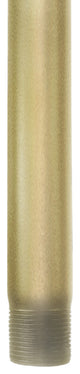 Ceiling Fan Extension Downrod, Satin Brass, 18"