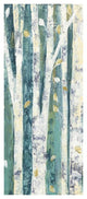 "Birches in Spring Panel III" Digital Paper Print by Julia Purinton, 32"x77"