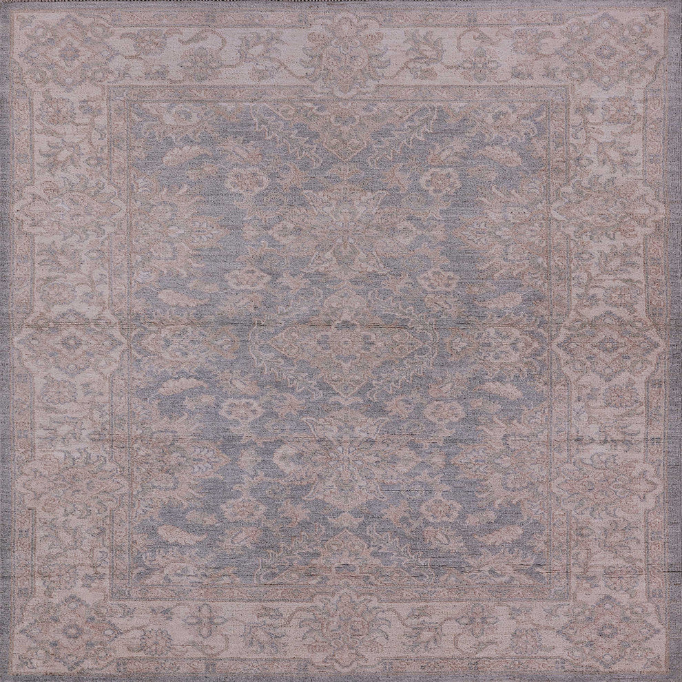 Ahgly Company Indoor Square Mid-Century Modern Area Rugs, 5' Square
