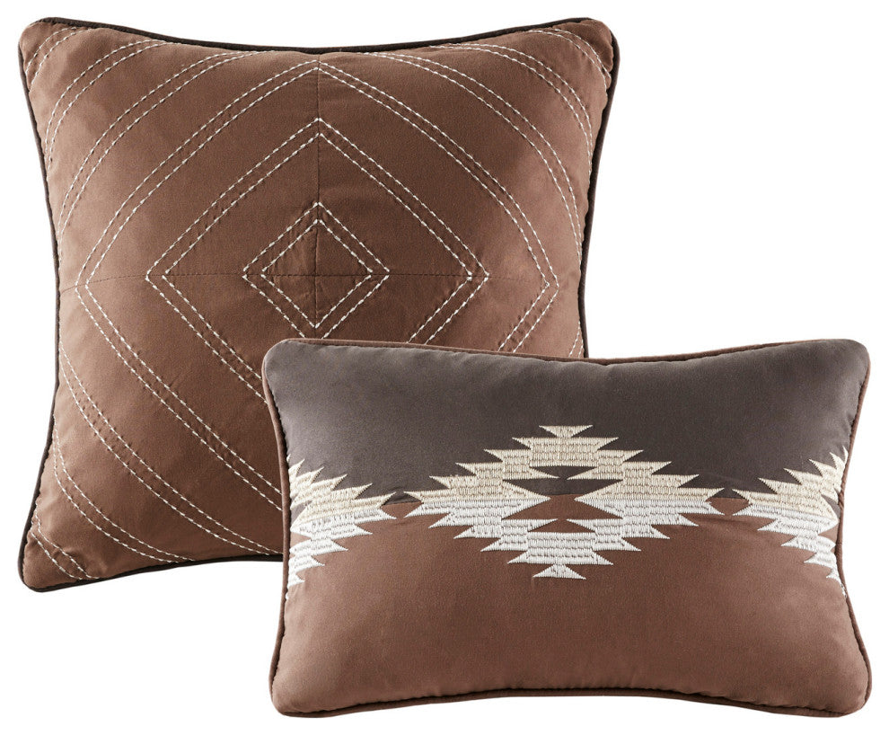 Woolrich Bitter Creek Oversized Overfilled Southwest Comforter Set, Queen