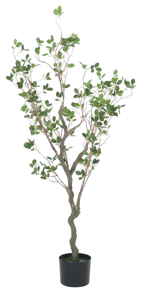 Willey Artificial Leaf Tree, Green, 18wx14.5dx47h