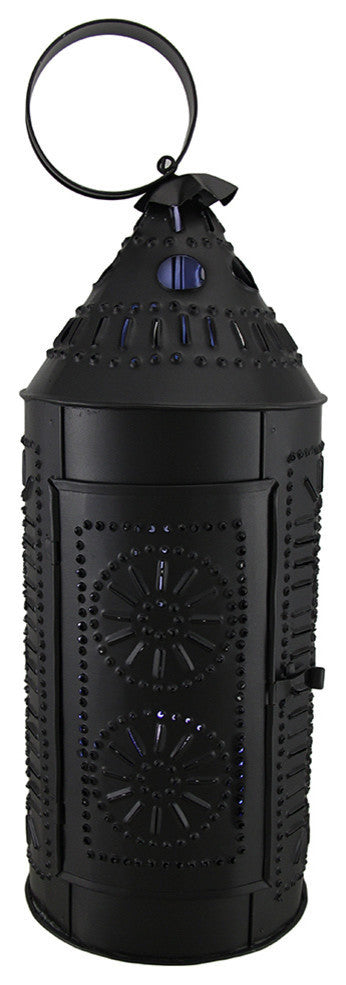 17" Sturbridge Lantern, Smokey Black