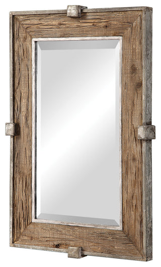 Uttermost Siringo Weathered Wood Mirror
