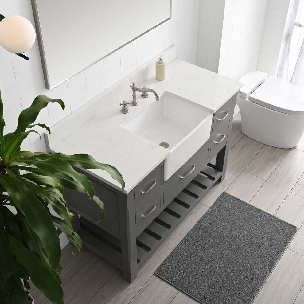 Wesley 48" Bathroom Vanity, Gray