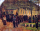 Vincent Van Gogh A Wood Auction, 21"x28" Wall Decal