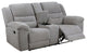 Gilson Chenille Upholstered Reclining Loveseat Grey