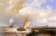 Senior Abraham Hulk A Dutch Pink Heading Out To Sea Wrapped Canvas, 18"x27"
