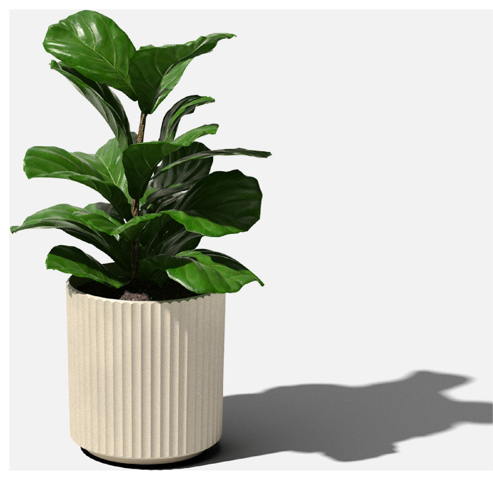 Veradek Demi Series Planter, Sand, 12", 1 Pack