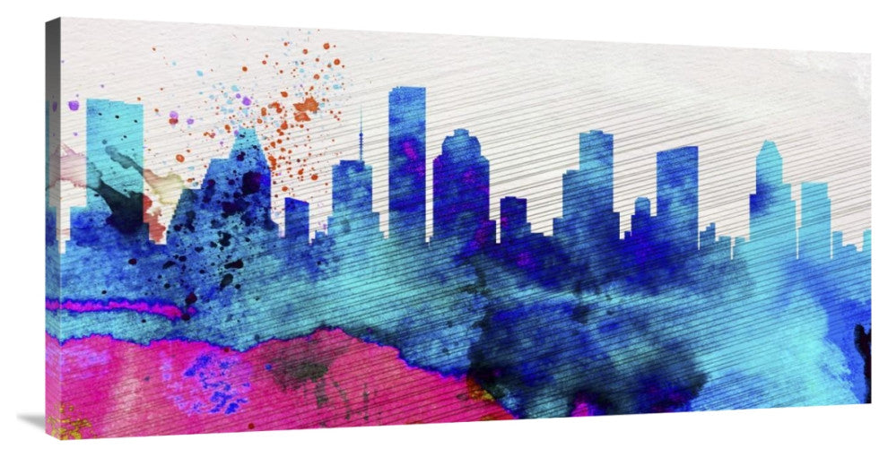 "Houston City Skyline" Fine Art Print