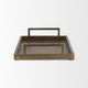 Shay Gold Aluminium Tray, Medium