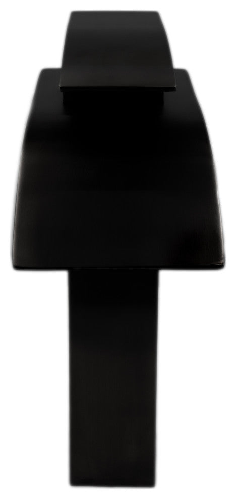 Black Porcelain Vessel Sink and Faucet Combo Set