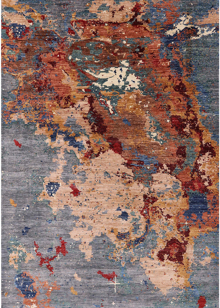 Ahgly Company Indoor Rectangle Mid-Century Modern Area Rugs, 3' x 5'