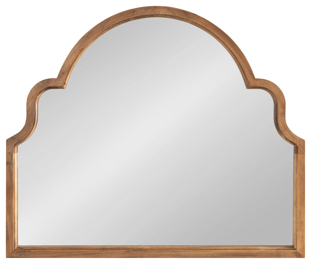 Hogan Arch Framed Mirror, Rustic Brown, 36"x30"