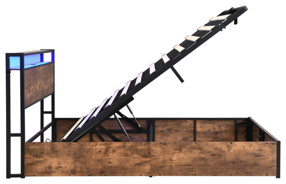 Gewnee Lift-up Storage Bed Frame