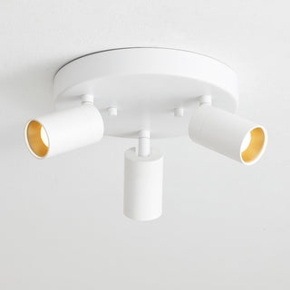 Vidalite Shura Integrated LED 3 Head Flush Mount, White