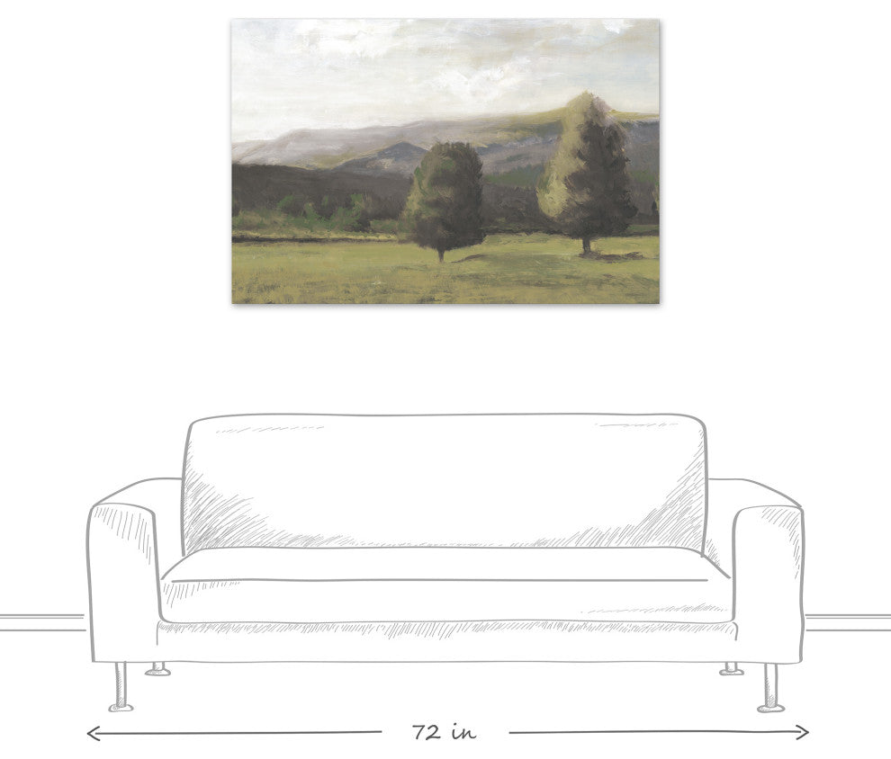 Painterly Treescape 32"x48" Canvas Wall Art