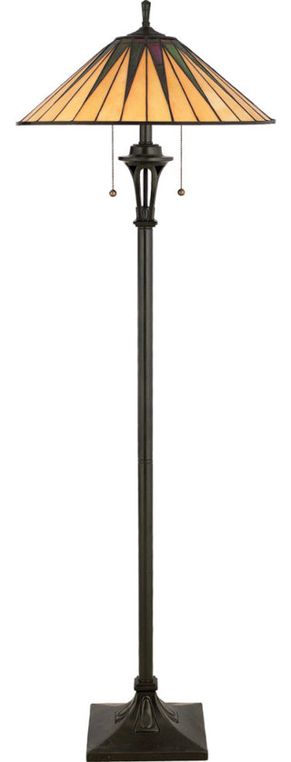 Gotham 2-Light Floor Lamp, Vintage Bronze