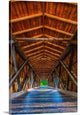 "Adirondack Covered Bridge" Wrapped Canvas Art Print, 16"x24"x1.5"