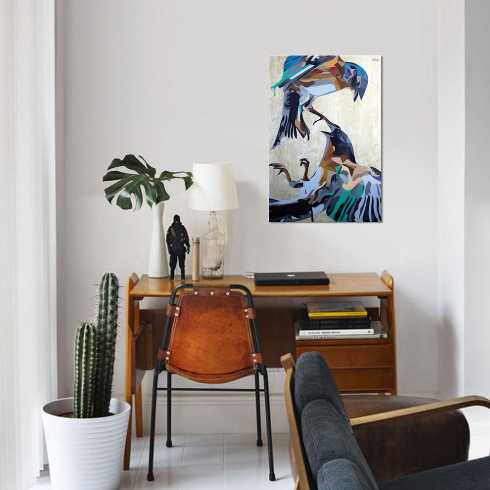 "Survival Of The Fittest" by DAAS, Canvas Print, 40"x26"