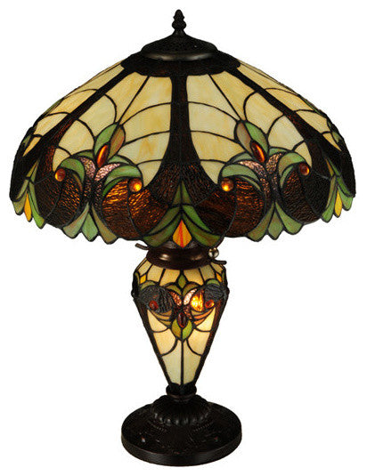 Meyda Lighting 134528 25"H Sebastian Table Lamp