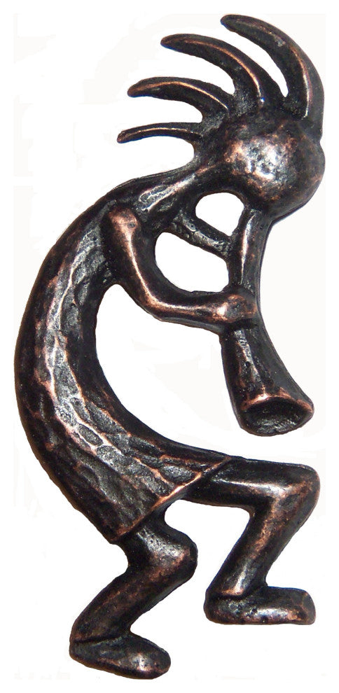 Kokopelli Right Facing Cabinet Pull, Oil Rubbed Bronze