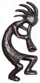 Kokopelli Right Facing Cabinet Pull, Oil Rubbed Bronze