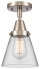 INNOVATIONS LIGHTING 447-1C-SN-G62-LED Small Cone Flush Mount