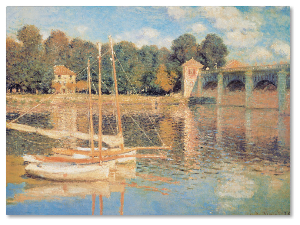 Claude Monet 'Pont Argenteuil' Canvas Art, 32 x 24