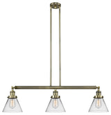 Innovations Lighting 213-Ab-S-G42-Led 3 Light Dimmable Led Island Light
