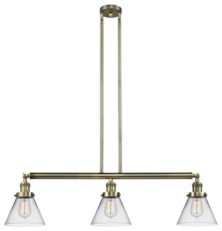 Innovations Lighting 213-Ab-S-G42-Led 3 Light Dimmable Led Island Light