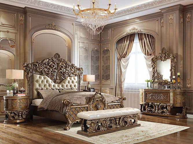 Demi Ornamental Baroque Standard Bed