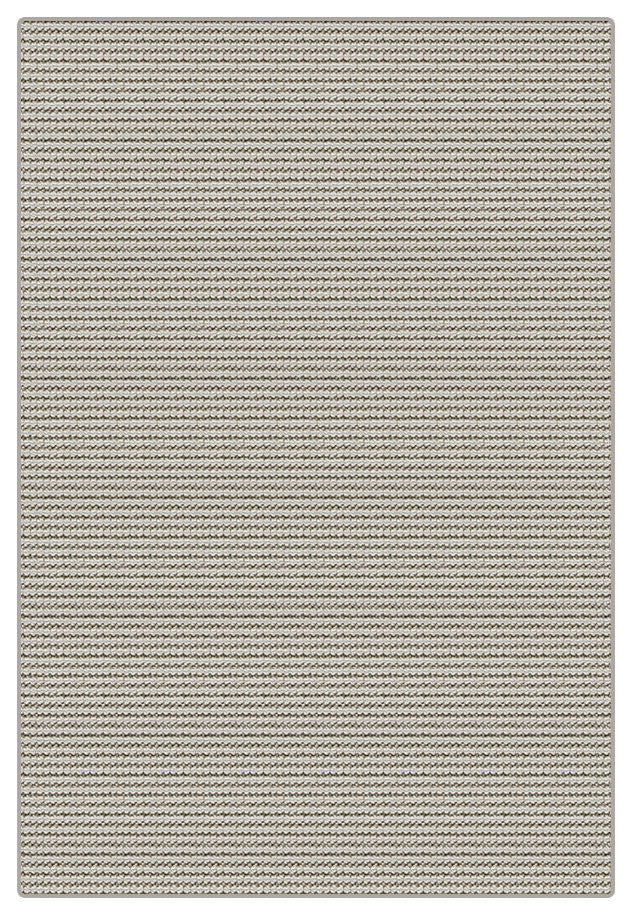 BONAIRE Area Rug Indoor/Outdoor Carpet, Frost, 8'x13'
