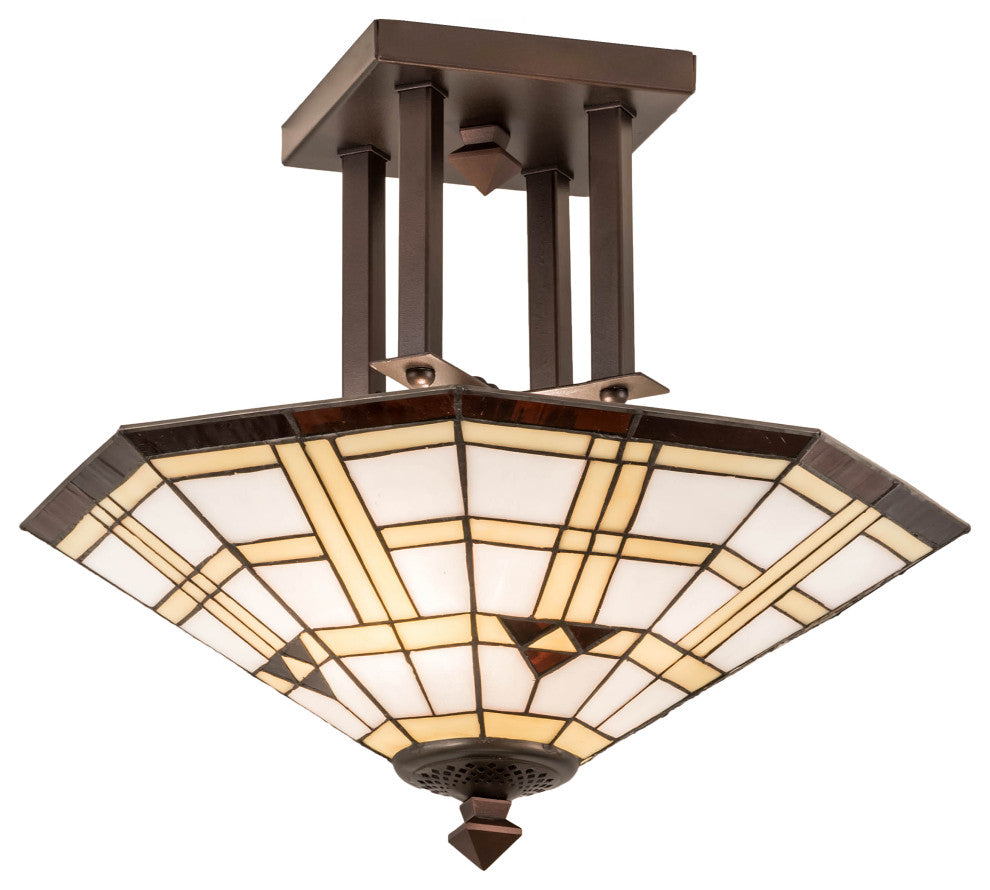 20 Wide Arrowhead Mission Flushmount