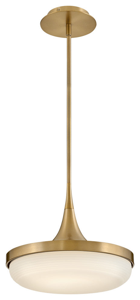 Fredrick Ramond Elsa Medium Led Convertible Pendant, Lacquered Brass