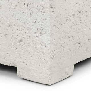 Otero Outdoor Small Coffee Table-White