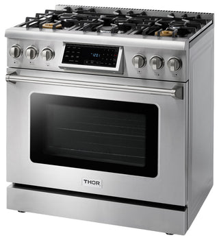 36" 6-Burner Sealed Professional Tilt Panel Gas Range