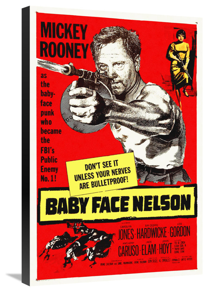 "Baby Face Nelson" Stretched Canvas Giclee by Hollywood Photo Archive, 20x30"