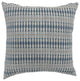 Benzara BM177977 Simple Traditional Designed Set of 2 Throw Pillows, Blue