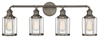 Anson 4-Light Bath Bar, Satin Copper Bronze
