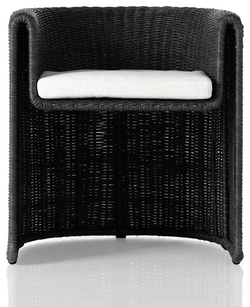 Tucson Outdoor Dining Armchair-Coal