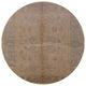 Ahgly Company Indoor Round Mid-Century Modern Area Rugs, 3' Round