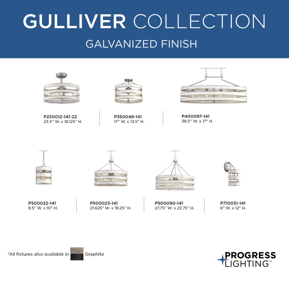 Gulliver 4-Light Island Light