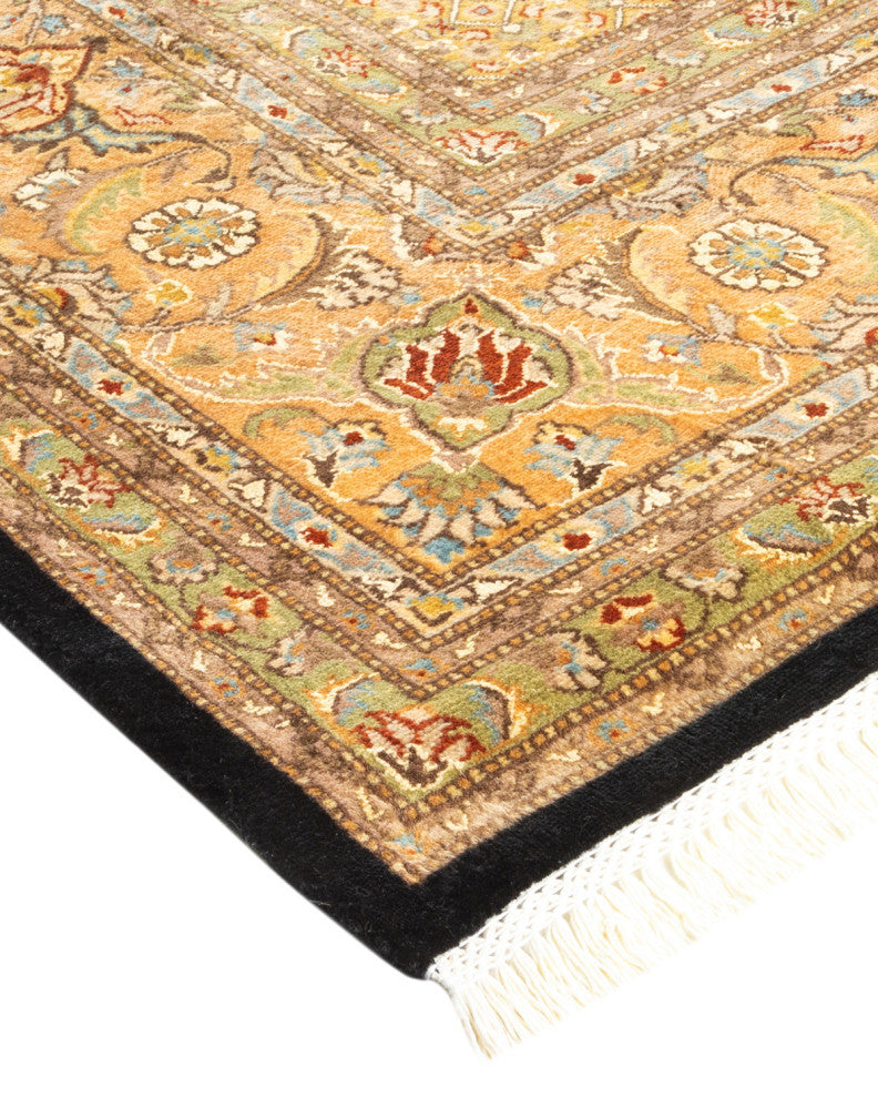 Mogul, One-of-a-Kind Hand-Knotted Area Rug Black, 8'0"x10'1"