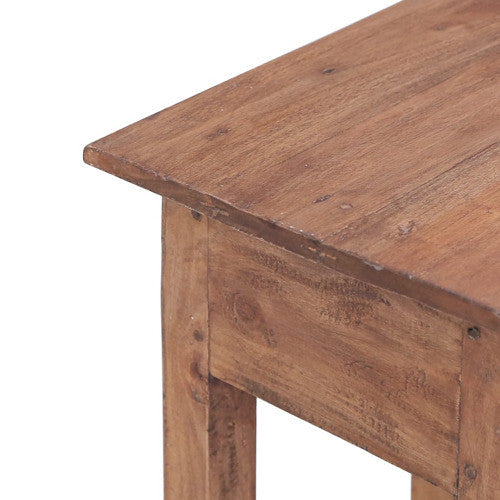 vidaXL Plant Stand Bedside Table Telephone Side Cabinet Solid Mahogany Wood